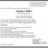 Billes Guenther 1942-2007 Todesanzeige